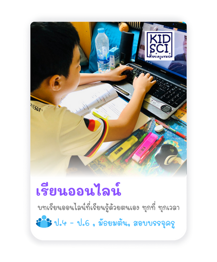 เรียนพิเศษออนไลน์